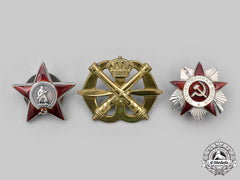 Russia, Soviet Union. A Lot Of Badges