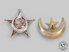Turkey, Ottoman Empire. A Pair Of Badges