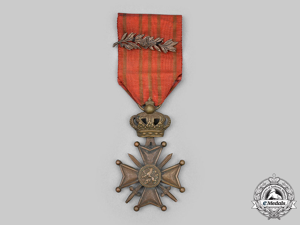 belgium,_kingdom._a_war_cross_with_bronze_palm,_c.1918_c2020_626_mnc6907