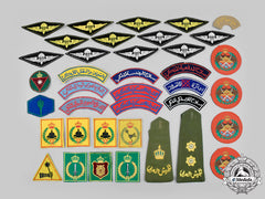 Jordan, Hashemite Kingdom. A Lot Of Thirty-Seven Jordanian Armed Forces Items