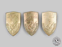 Yugoslavia, Kingdom. A Lot Of Three War Veteran's Badges, C.1935