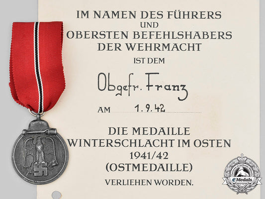 germany,_wehrmacht._an_eastern_front_medal,_with_award_document,_to_obergefreiter_franz_c2020_655_mnc3162_1