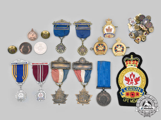 canada,_commonwealth._a_lot_of_thirty-_five_royal_canadian_legion_items_c2020_666_mnc7839_1