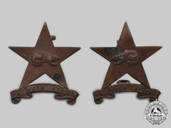 Canada, Commonwealth. A La Salle College Canadian Officer Training Corps (Cotc) Collar Badge Pair, C.1941