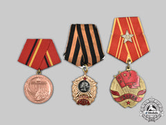 China, Germany, Russia. A Lot Of Three Awards