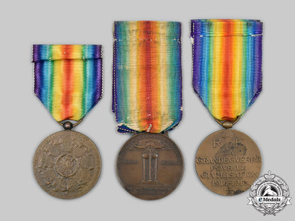 belgium,_france,_italy._a_lot_of_three_first_war_victory_medals_c2020_705_mnc1914