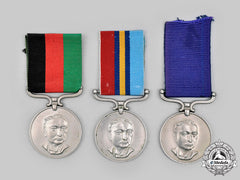 Rhodesia, State: A Lot Of Three Service Medals