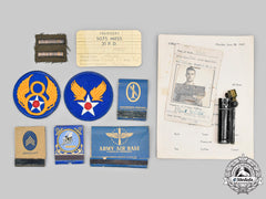 United States. Eleven Usaaf Sergeant's Items, C.1944