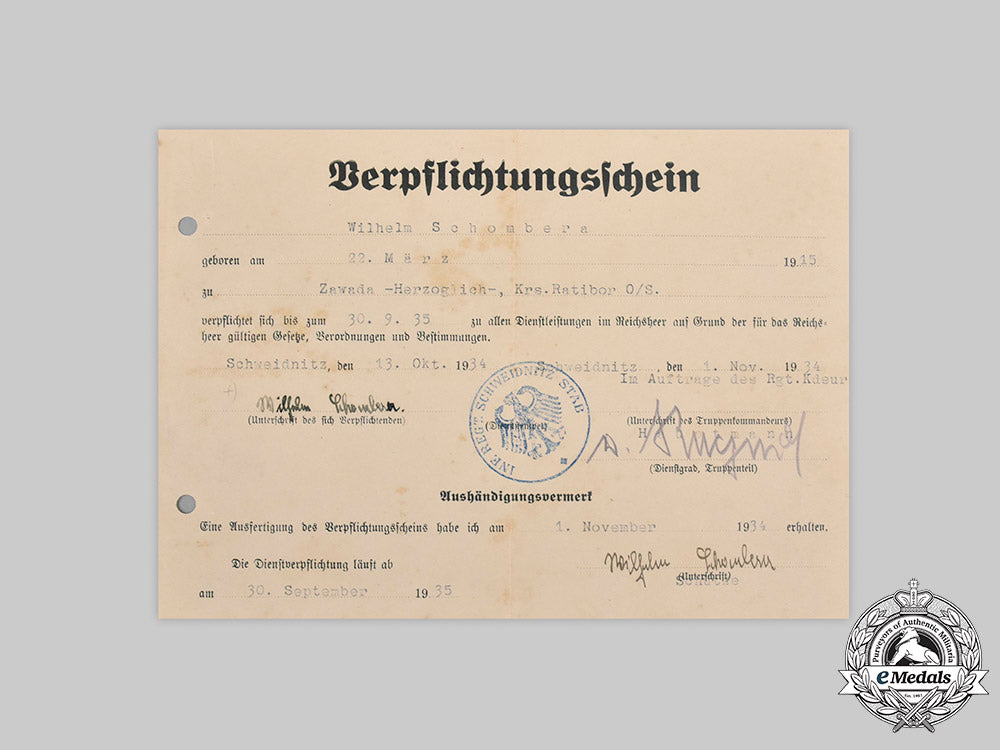 germany,_heer._a_lot_of_award_documents&_correspondence_to_wilhelm_schombera,_infanterie-_regiment133_c2020_727_mnc1283