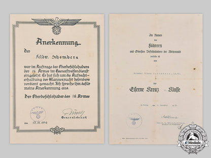 germany,_heer._a_lot_of_award_documents&_correspondence_to_wilhelm_schombera,_infanterie-_regiment133_c2020_732_mnc1291