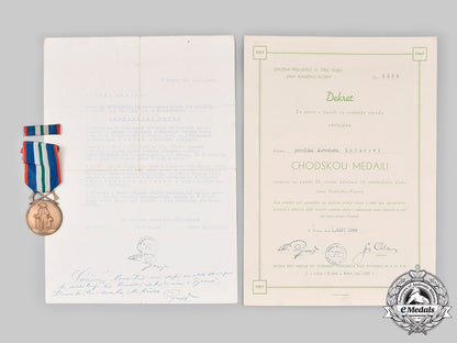 czechoslovakia,_republic;_slovakia,_republic._group_of_ten_first_and_second_war_awards_with_documents,_to_jaroslav_kučera_c2020_733_mnc6025