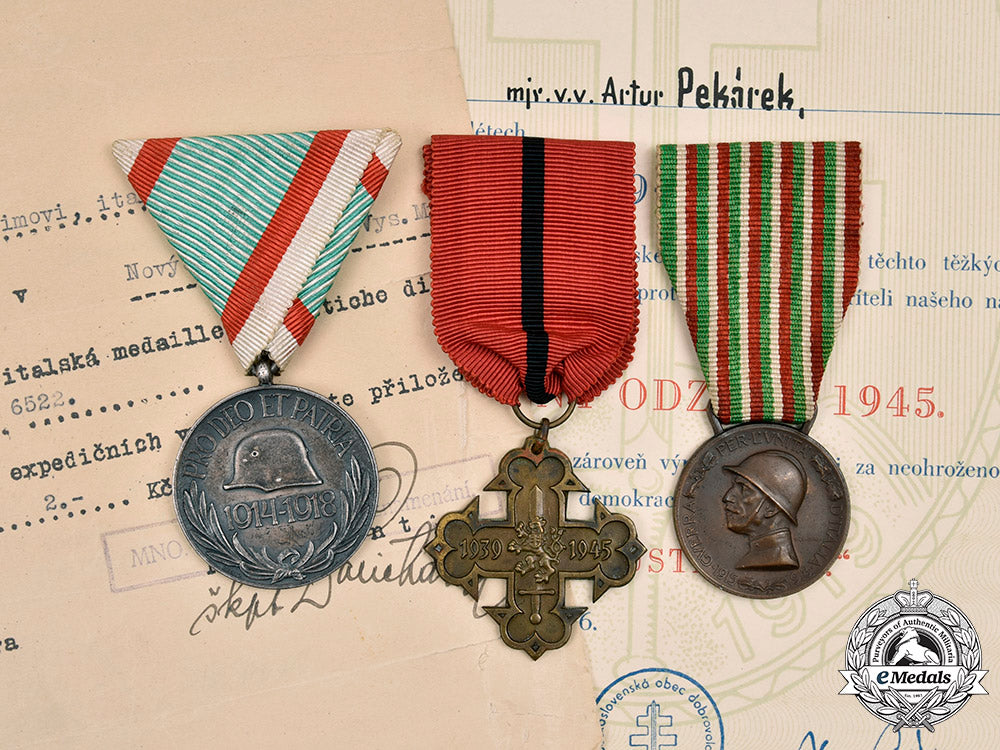 czechoslovakia,_republic._lot_of_three_first_and_second_war_awards_with_documents_c2020_741_mnc6068