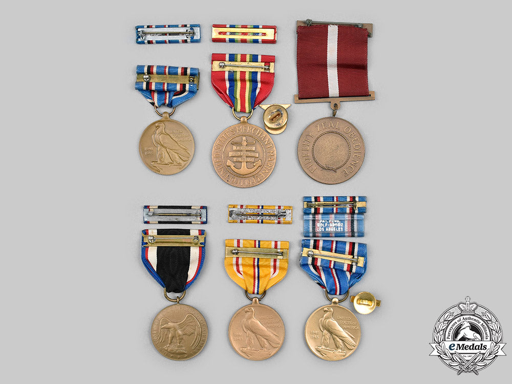 united_states._a_lot_of_six_medals,_boxed_c2020_756_mnc3165