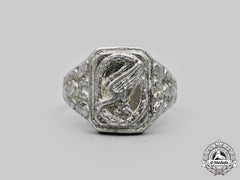 Germany, Luftwaffe. A Fallschirmjäger Badge Ring