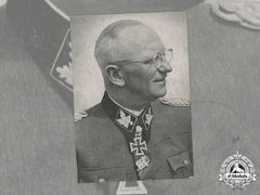 Germany, Ss. A Postwar Signed Photo Of Ss-Obergruppenführer Herbert Gille