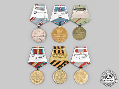 russia,_soviet_union._a_lot_of_six_medals_c2020_801_mnc8595