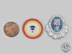 Croatia, Independent State. A Lot Of Three Badges