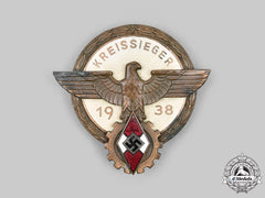 Germany, Hj. A 1938 Regional Trade Competition Victor’s Badge, By Gustav Brehmer