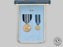United States. A Medal For Humane Action With Case