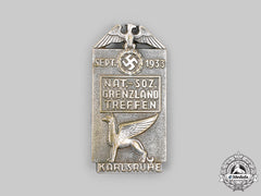 Germany, Nsdap. A 1933 Karlsruhe Nsdap Meeting Badge, By R. Schenkel