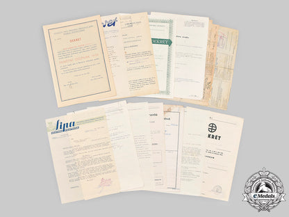 slovakia,_republic;_germany,_third_reich;_czechoslovakia,_socialist_republic._a_lot_of_fifty_assorted_papers_and_four_photographs_c2020_835_mnc0511