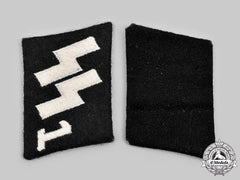 Germany, Ss. A Rare Set Of Ss-Panzergrenadier-Regiment “Deutschland” Collar Tabs