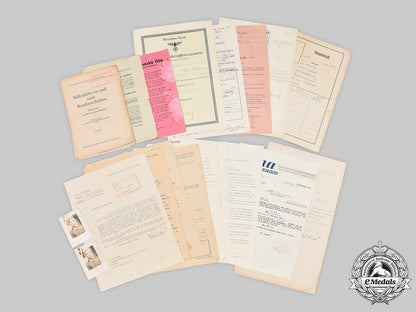 slovakia,_republic;_germany,_third_reich;_czechoslovakia,_socialist_republic._a_lot_of_fifty_assorted_papers_and_four_photographs_c2020_836_mnc0515