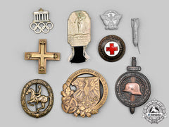 Germany. A Lot Of Badges And Insignia