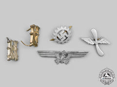 Germany, Third Reich. A Mixed Lot Of Uniform Insignia