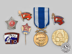 Czechoslovakia. A Lot Of First & Second Republic Commemorative Badges And Medals