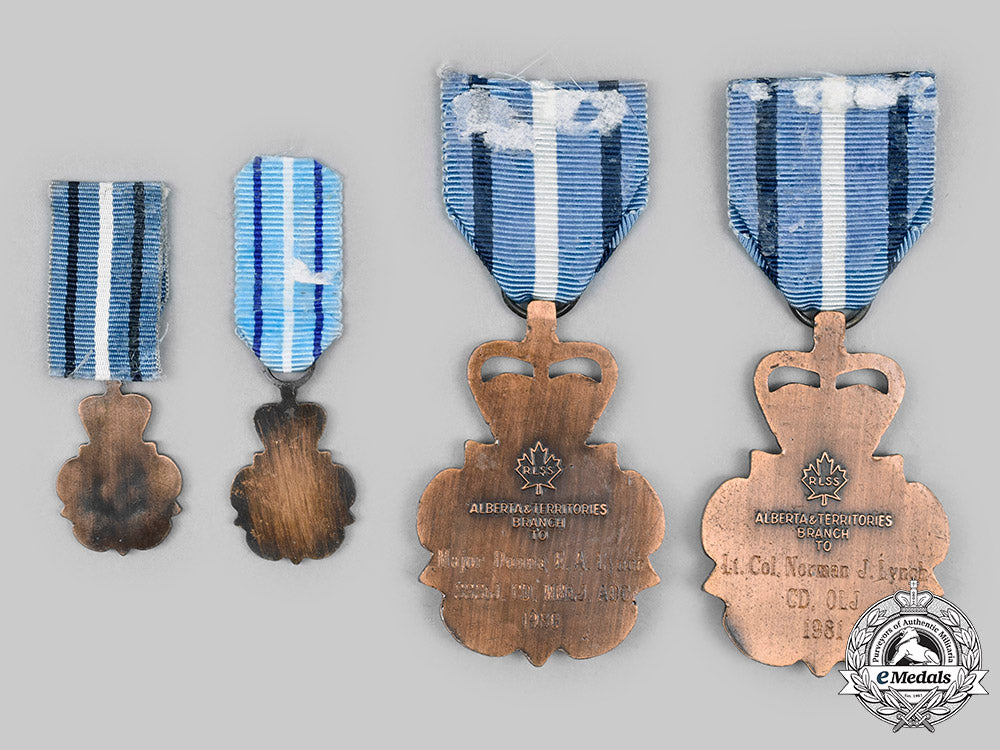 canada,_commonwealth._four_royal_life_saving_society_alberta_and_territories_branch_merit_medals_c2020_851_mnc6862_1