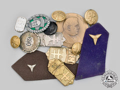Slovakia, I Republic. A Lot Of Badges And Uniform Insignia