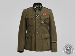 Germany, Ss. A Decorated Ss-Totenkopfverbände Untersturmführer’s Service Tunic