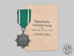 Germany, Wehrmacht. An Eastern People’s Medal, Ii Class In Silver With Swords