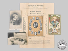 Austria, Empire. A Lot Of Four Emperor Franz Joseph I Items