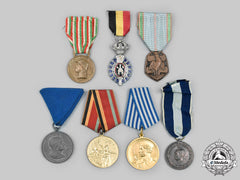 Belgium, France, Greece, Hungary, Italy, Russia, Yugoslvia. A Lot Of Seven Medals
