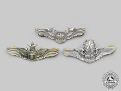United States. Lot Of Three United States Air Force (Usaf) Badges