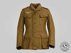 Germany, Heer. A Flak/Artillery Enlisted Personnel Tropical Field Blouse