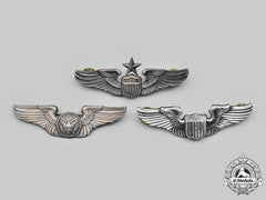 United States. Lot Of Three United States Air Force (Usaf) Badges