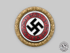 Germany, Nsdap. A Golden Party Badge, By Deschler & Sohn