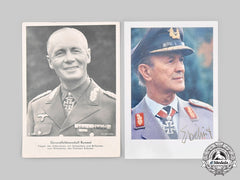 Germany, Wehrmacht. A Pair Of Knight’s Cross Recipient Photos