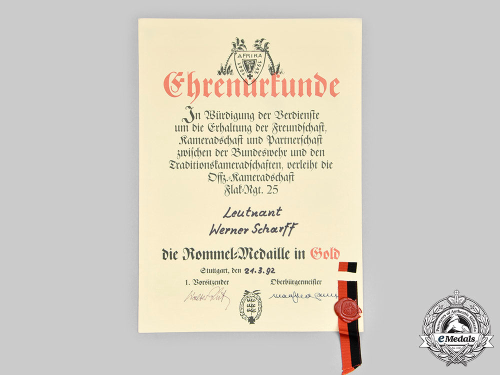 germany,_federal_republic._three_veteran_association’s_award_certificates_to_dak_leutnant_scharff_c20211_mnc9097_1