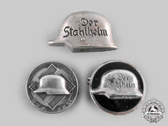 Germany, Der Stahlhelm. A Lot Of Membership Badges