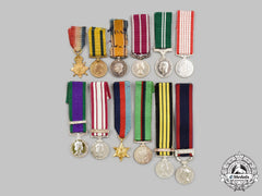 United Kingdom, Canada. A Lot Of Twelve Miniature Awards