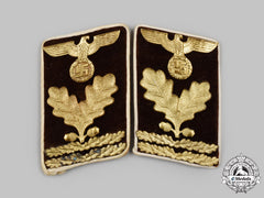 Germany, Nsdap. A Set Of Kreis-Level Hauptbereichsleiter Collar Tabs