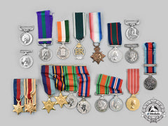 United Kingdom, Canada. A Lot Of Nineteen Miniature Medals