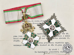 Bulgaria, Kingdom. An Order Of Civil Merit, Ii Class Set, C. 1935