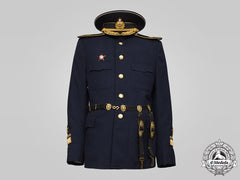 Russia, Soviet Union. A Navy Rear-Admiral's Service Dress Cap, Tunic, & Dagger Hangers, C.1980
