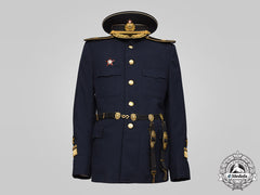 Russia, Soviet Union. A Navy Rear-Admiral's Service Dress Cap, Tunic, & Dagger Hangers, C.1980