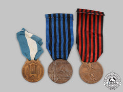 Italy, Kingdom. Three Medals